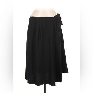 Prada Classic Black A-Line Skirt